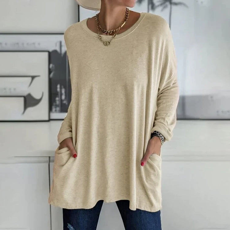Lässiger Oversize Pullover Für Damen | Rundhals