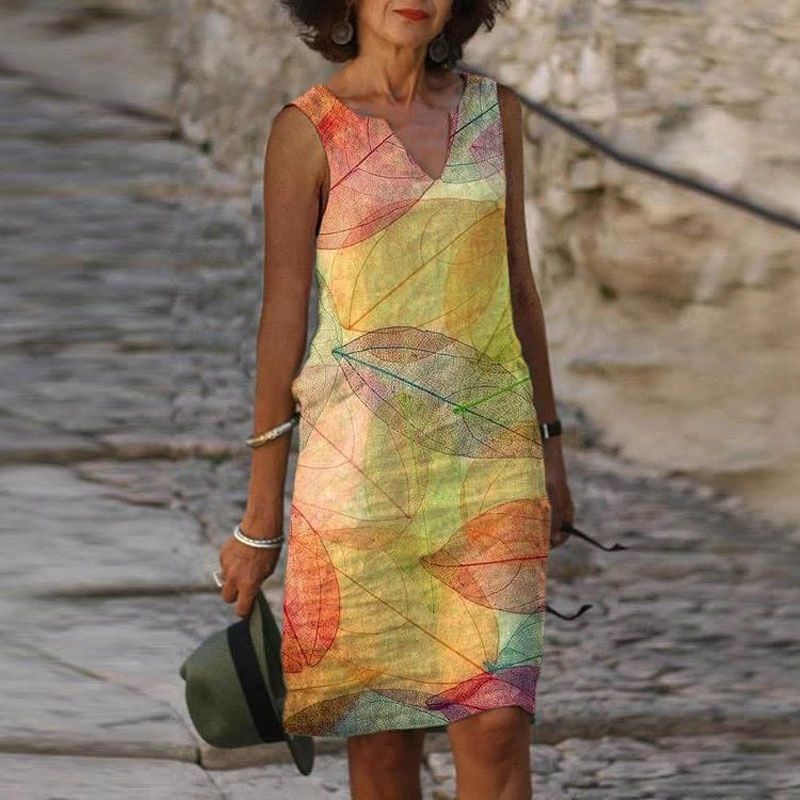 Kathryn – Designerkleid mit wunderschönen Farben und Mustern
