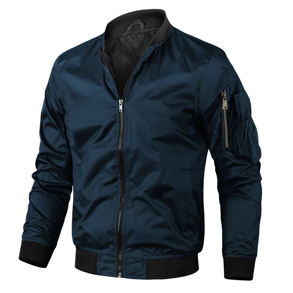 Bomberjacke Mit Reißverschluss Für Herren | Lässig