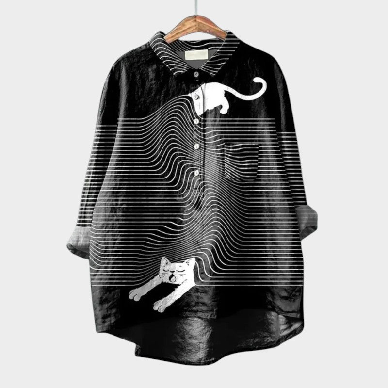 Iris Bluse mit Prints
