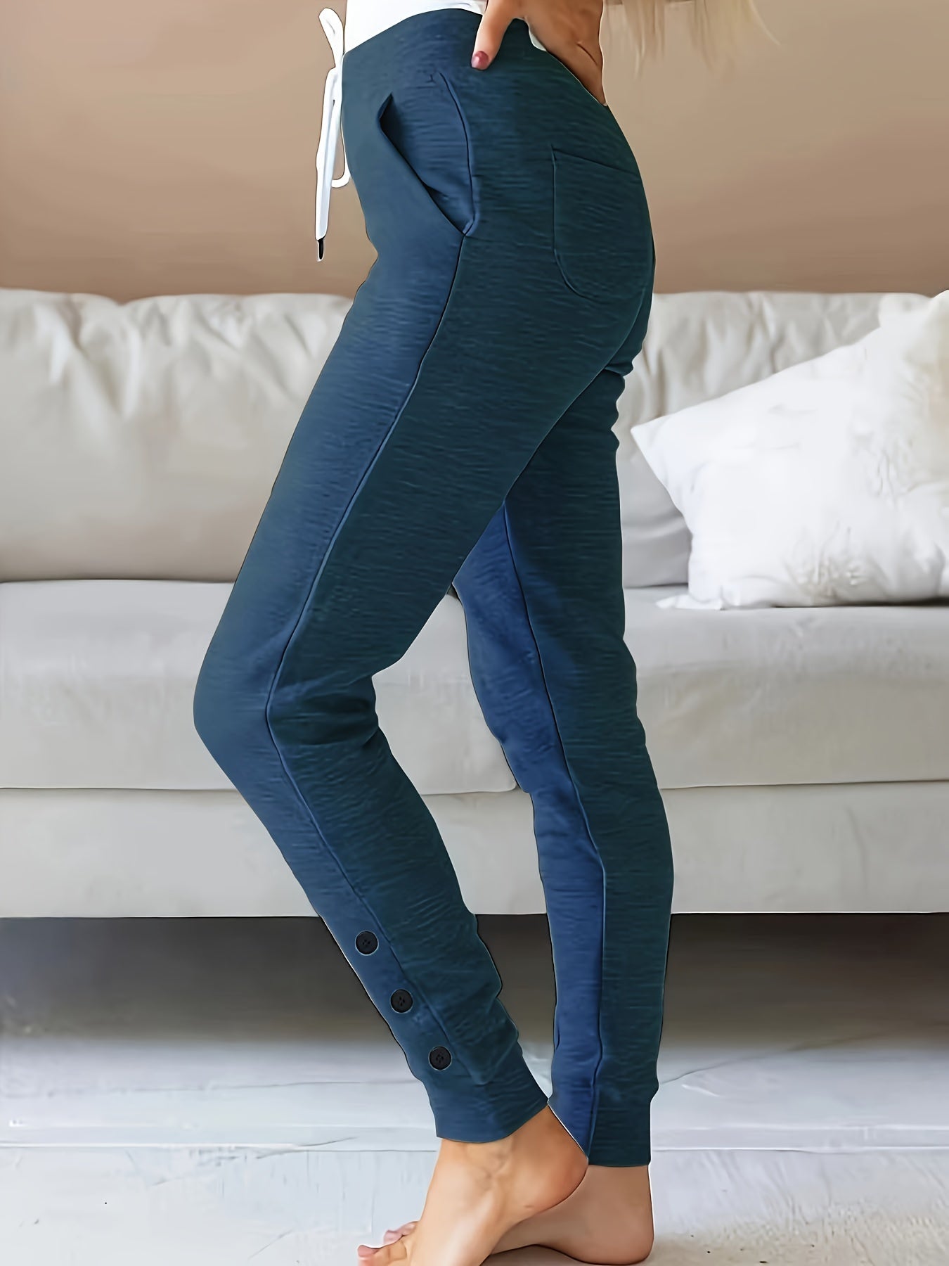 Hellblaue Komfort-Jogginghose - Laura
