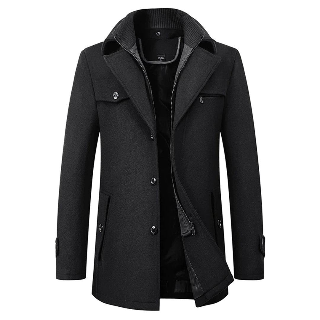 Lorenzo | Herren Formaler Bomber Jacke | Warme