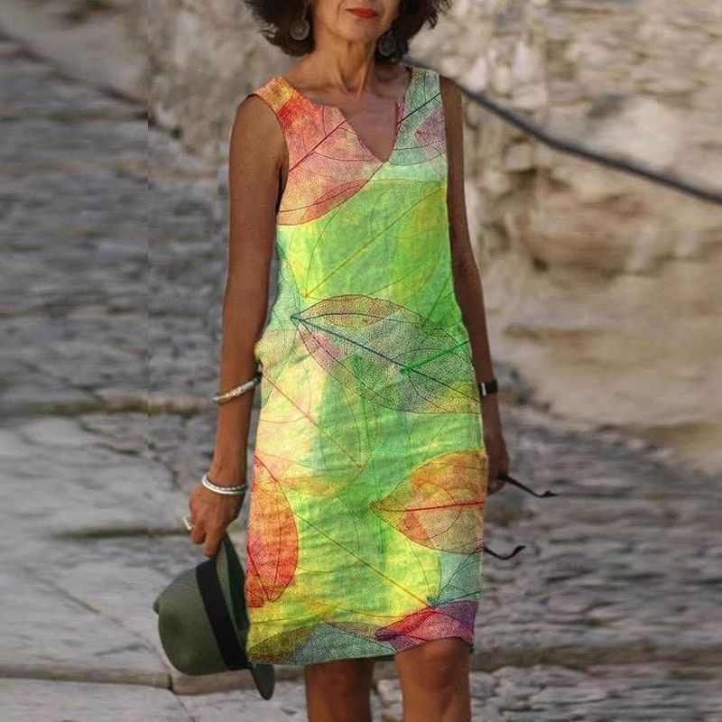 Kathryn – Designerkleid mit wunderschönen Farben und Mustern
