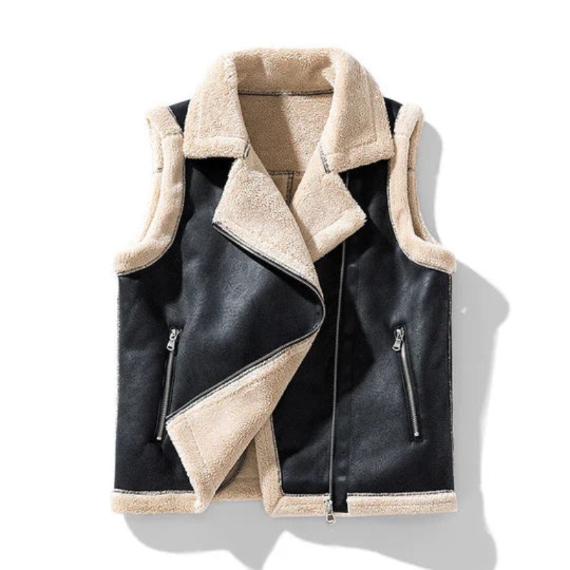 Warme Vintage Weste für Damen | Ärmellos