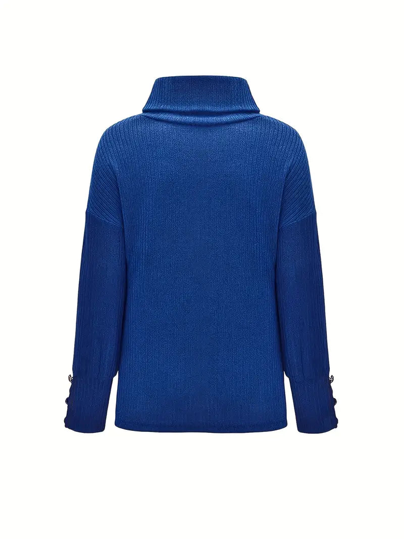 Iya | Damen Rollkragen Pullover | Warme