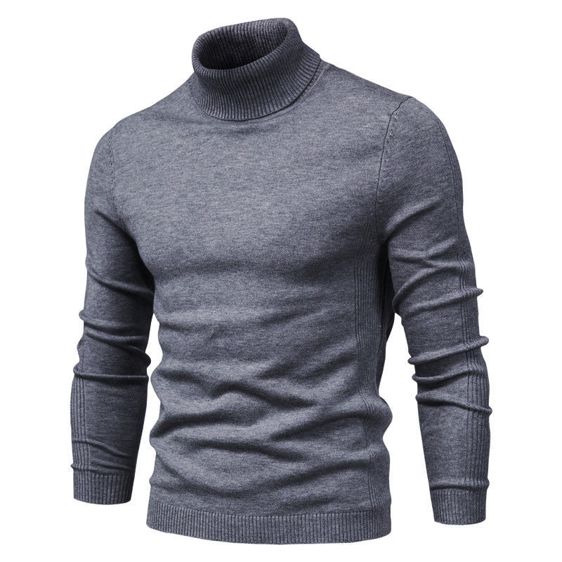 Dragan - Heren-Turtleneck Basic Kasjmier Base Sweater