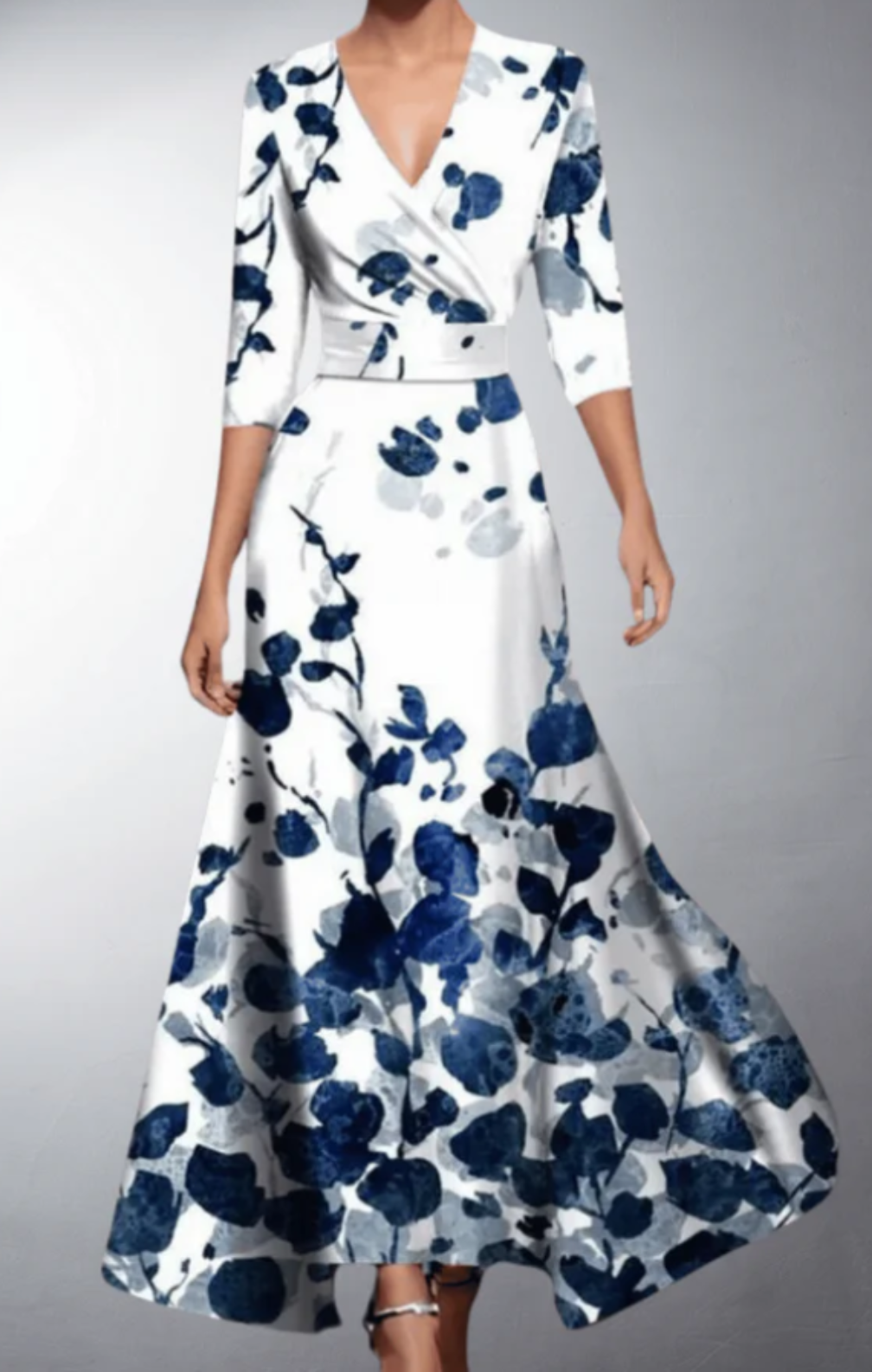 Flora Blumenmaxikleid