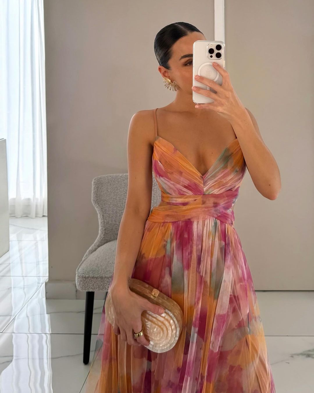 Marisela Blumen-Kleid