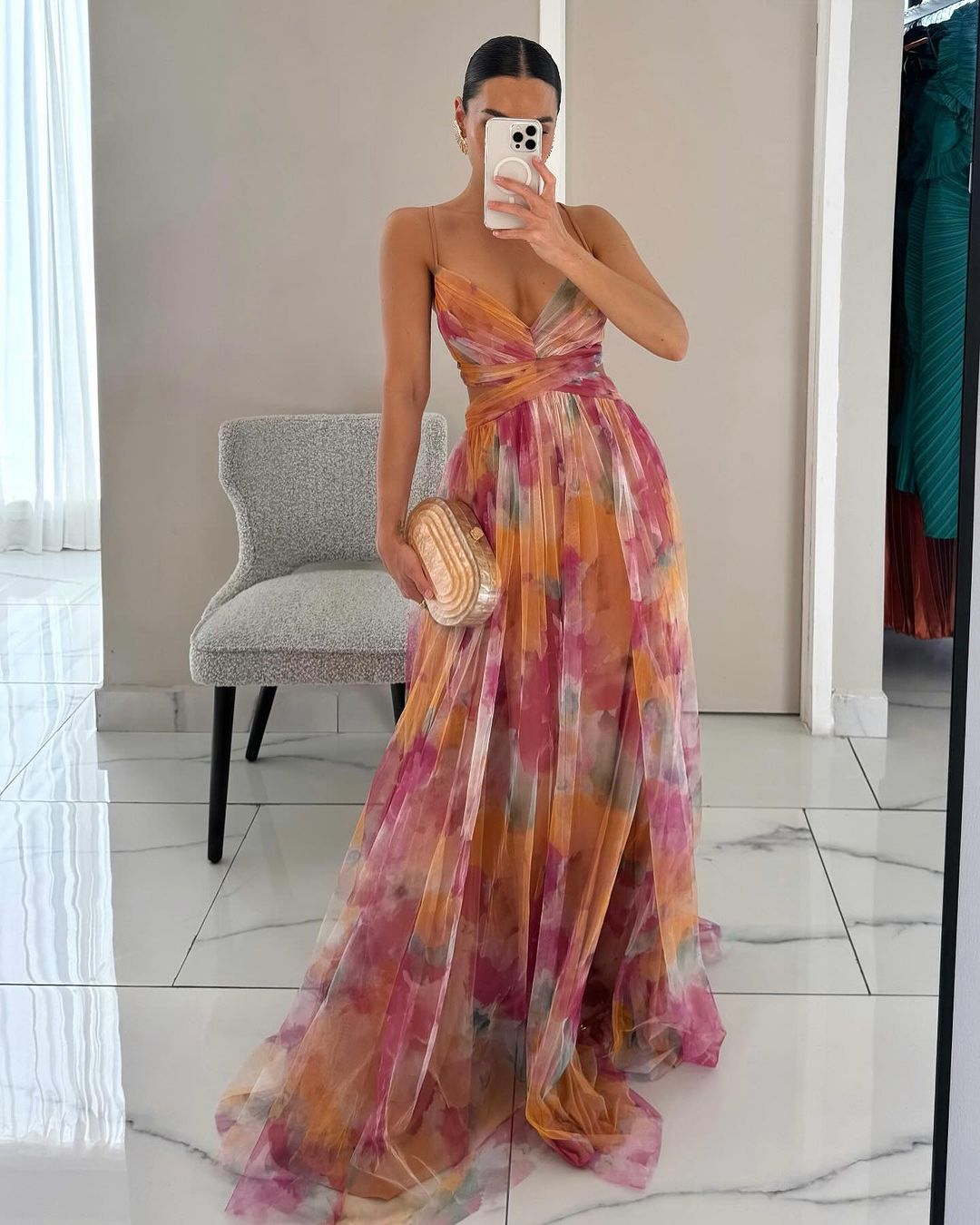 Marisela Blumen-Kleid