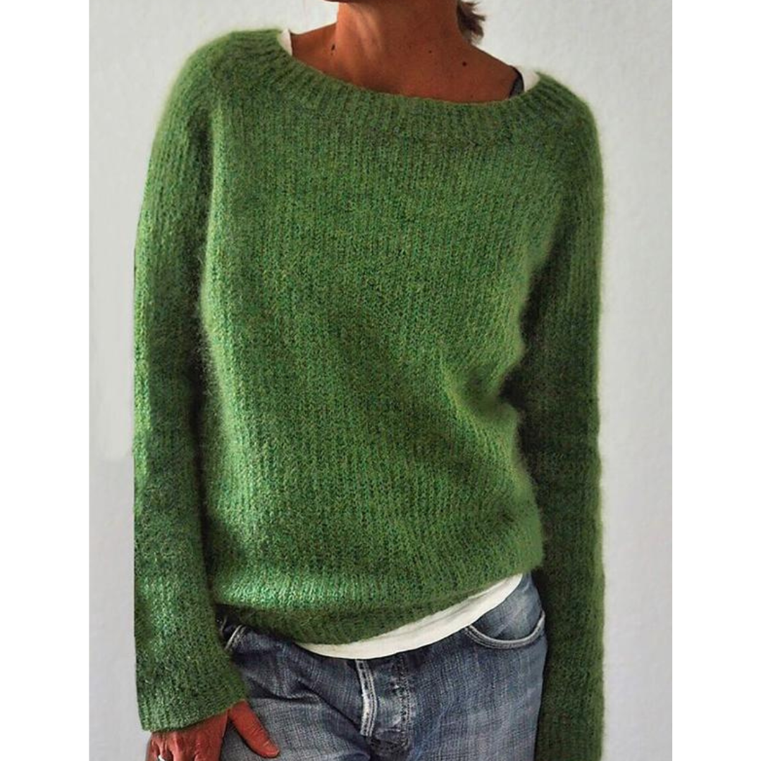 Langärmliger Strickpullover Für Damen | Warm