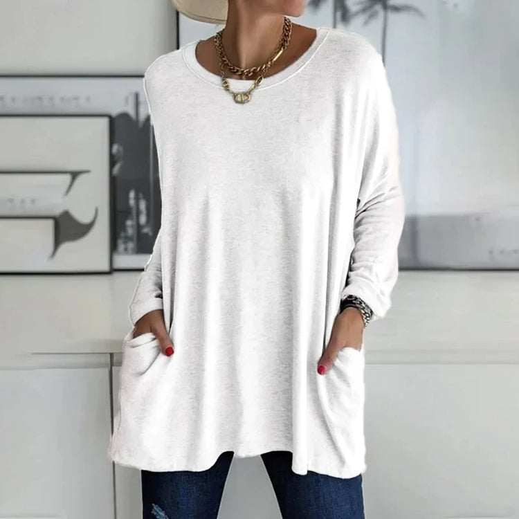Lässiger Oversize Pullover Für Damen | Rundhals