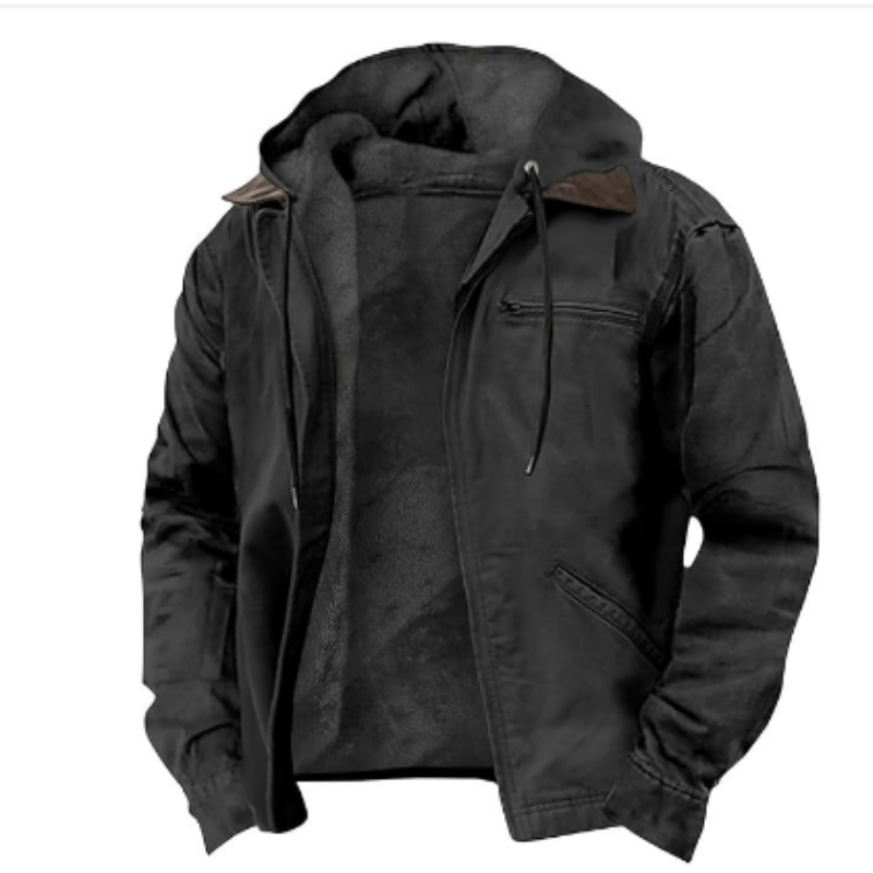 Ryder | Herren Klassische Kapuzen Jacke | Warme