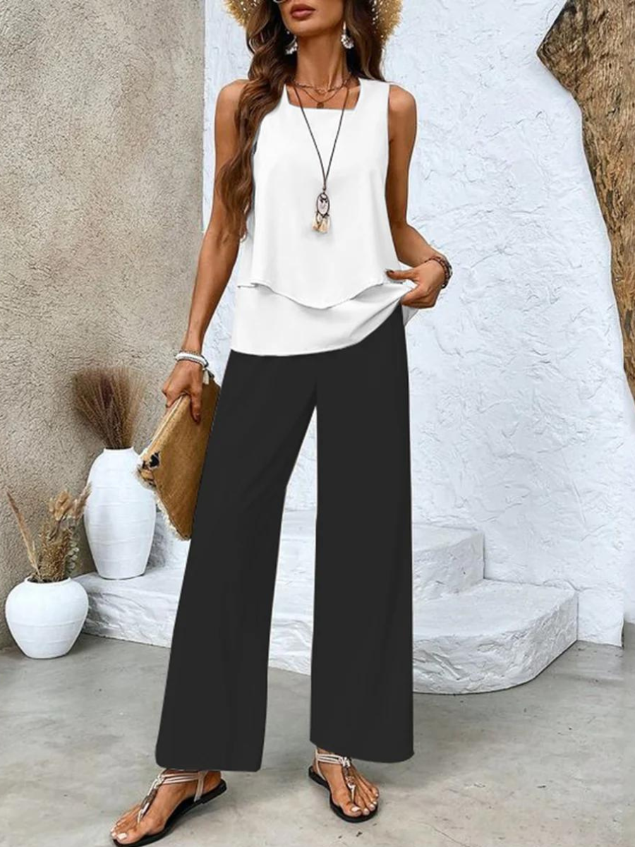 Nora™ - Elegantes 2-teiliges Sommer-Set