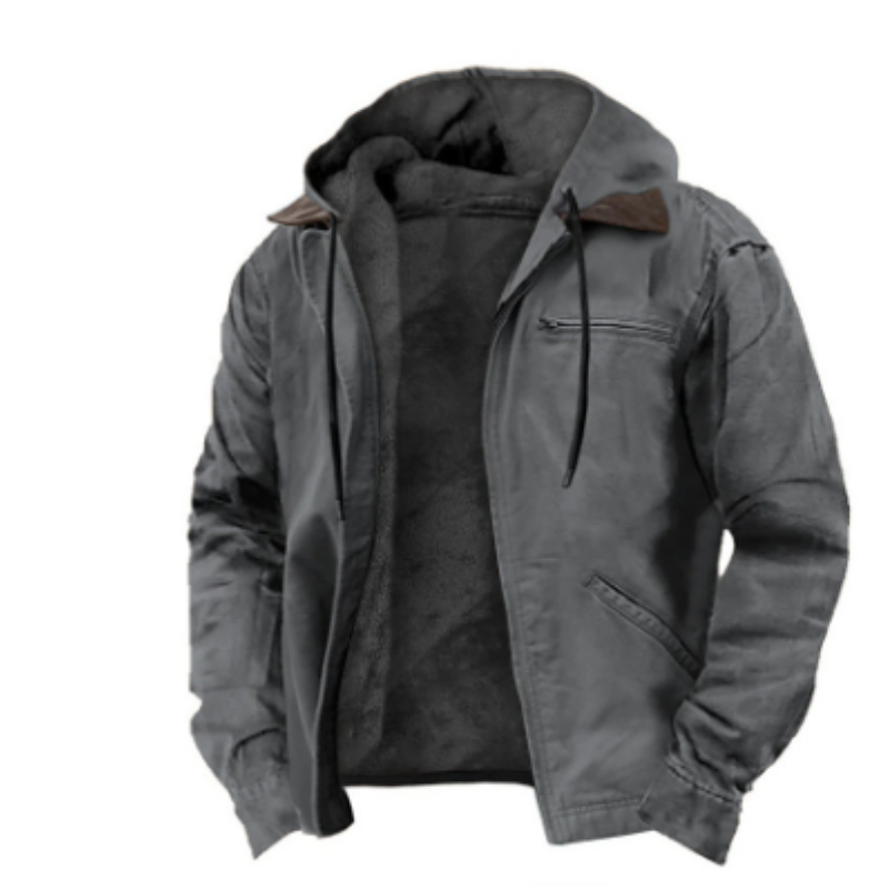 Ryder | Herren Klassische Kapuzen Jacke | Warme