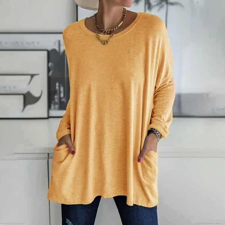 Lässiger Oversize Pullover Für Damen | Rundhals