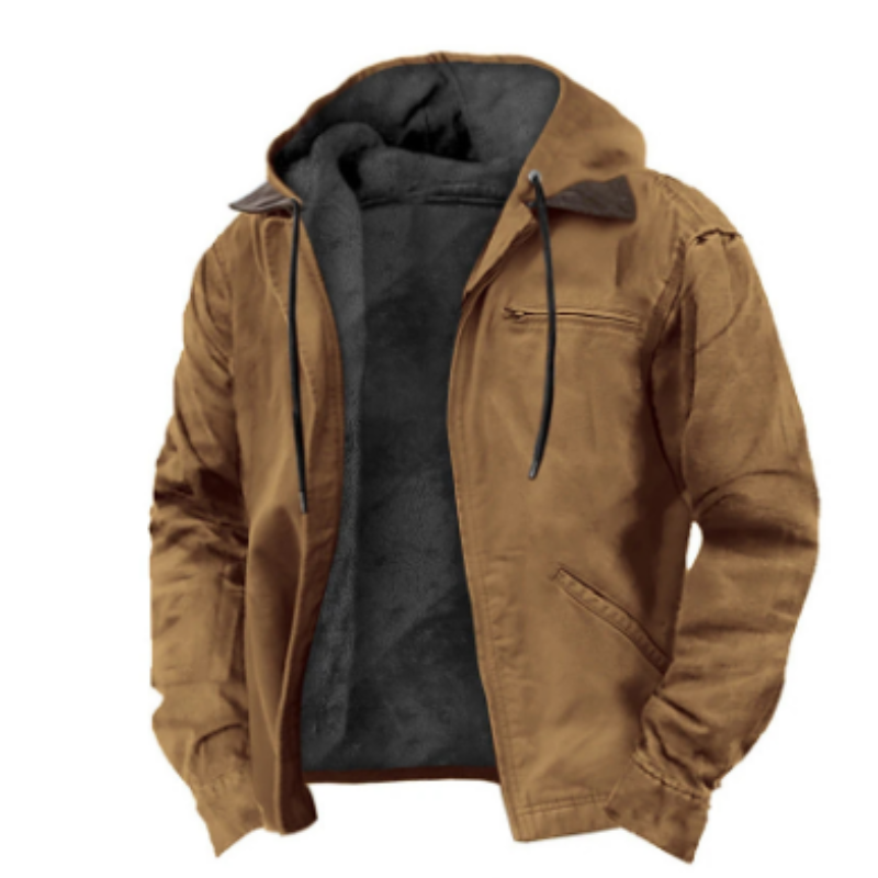 Ryder | Herren Klassische Kapuzen Jacke | Warme
