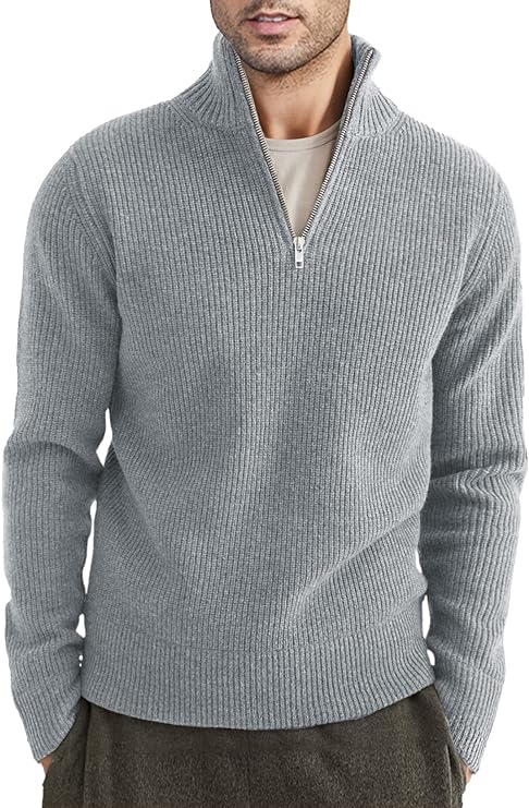 Nicholas – stylischer reißverschlusspullover für herren