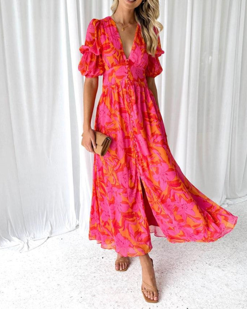 Gisela Maxi-Kleid