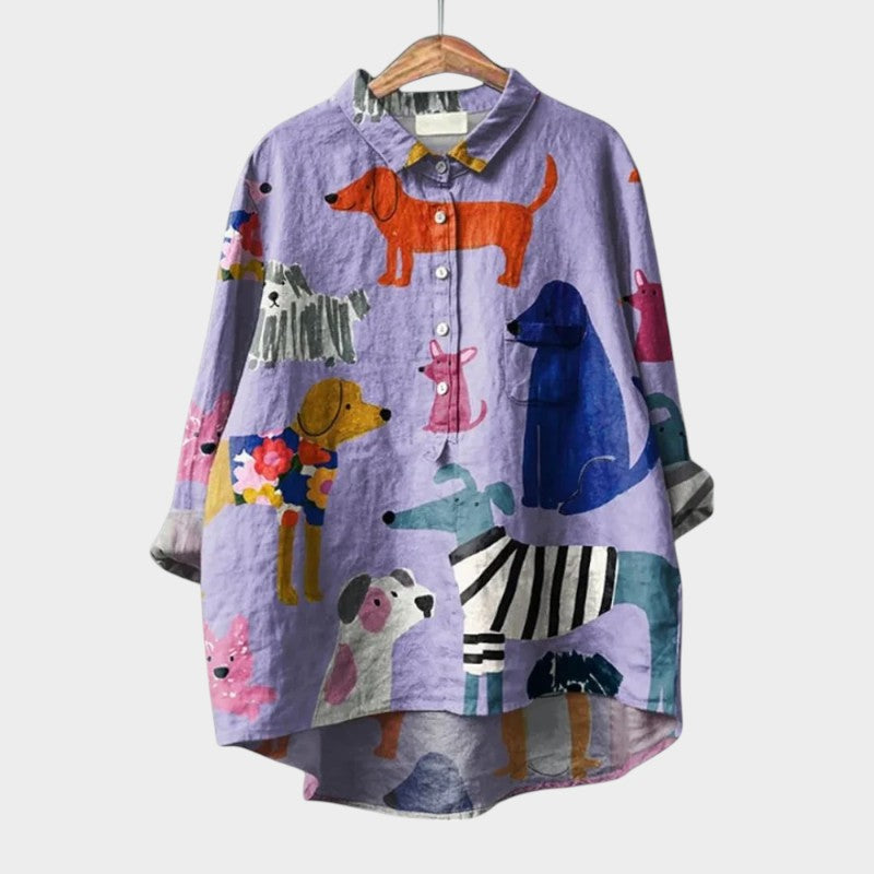 Iris Bluse mit Prints
