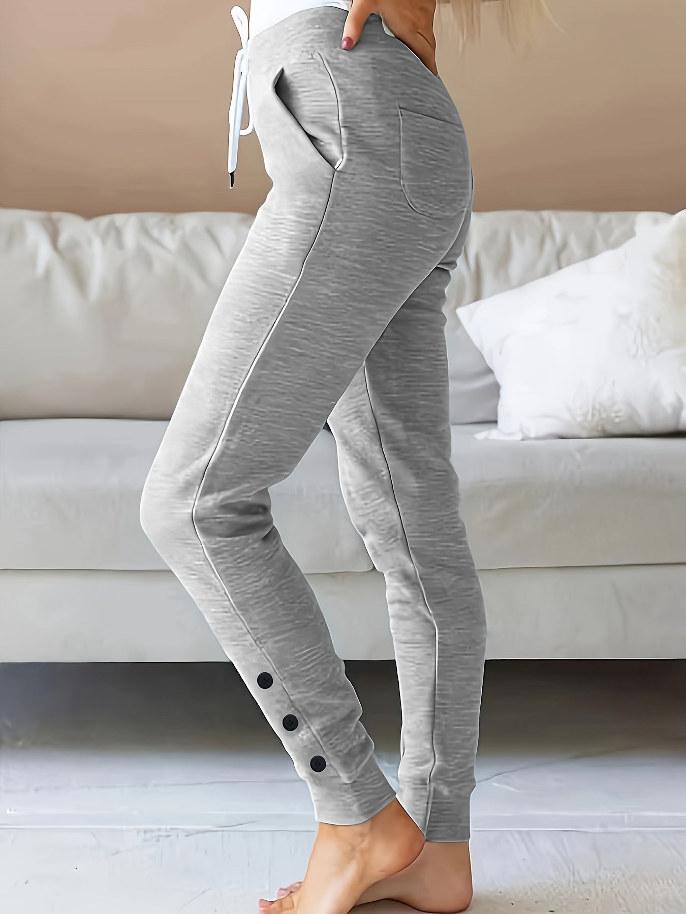 Hellblaue Komfort-Jogginghose - Laura