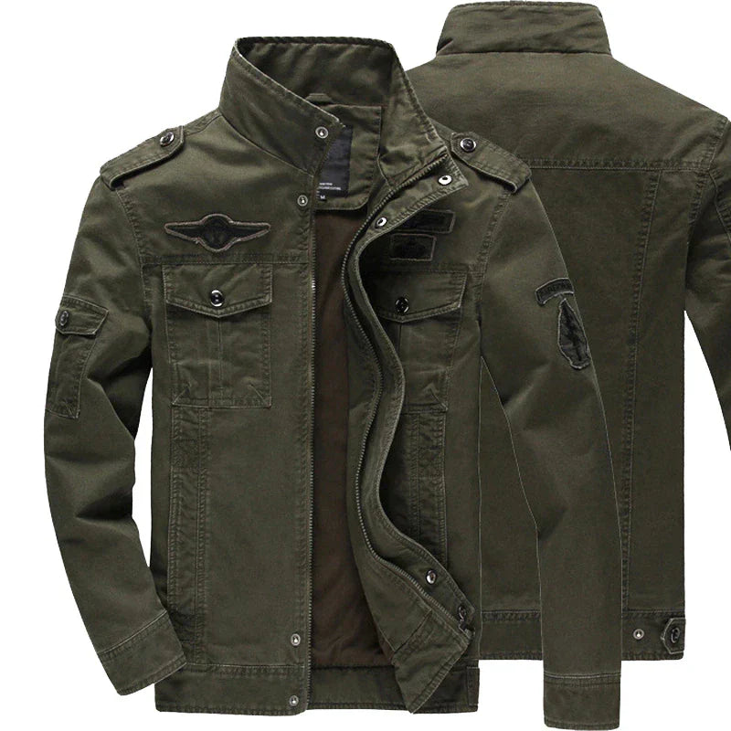 Langärmlige Bikerjacke Für Herren | Reißverschluss