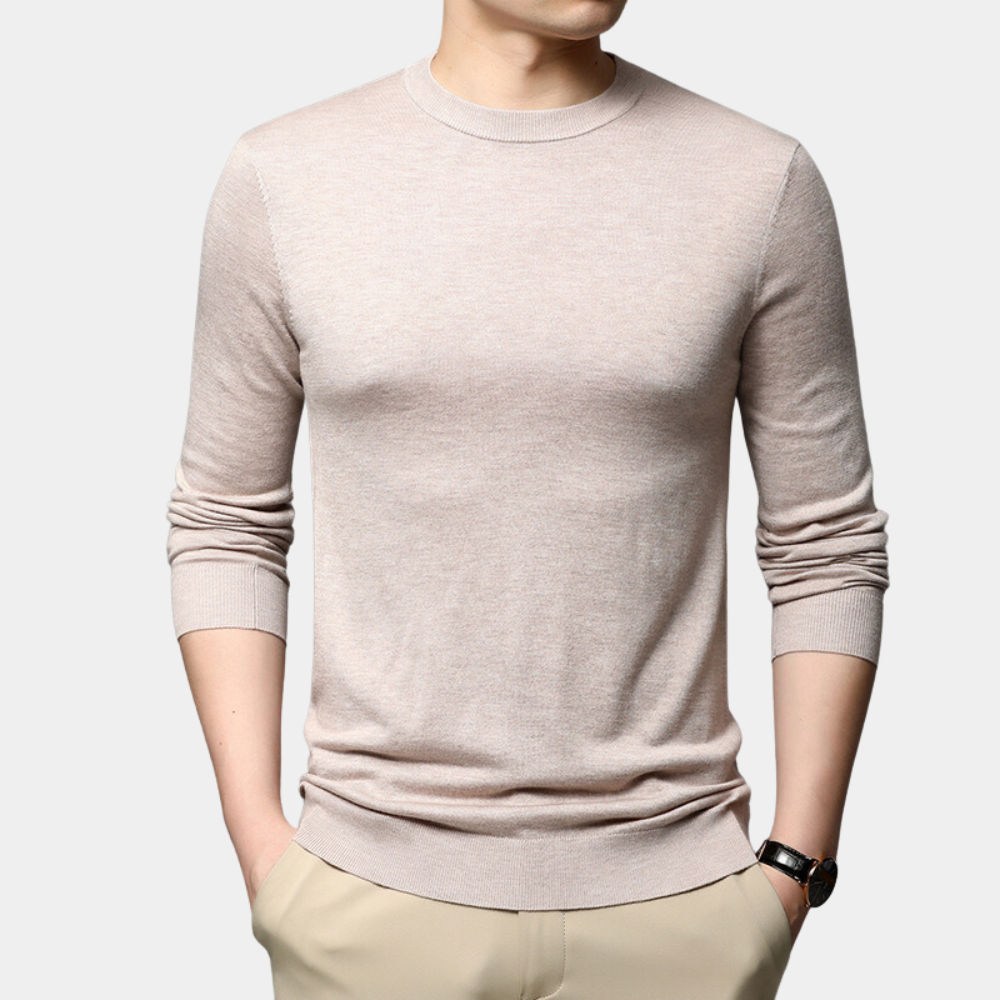 Einfacher lässiger Pullover für Herren