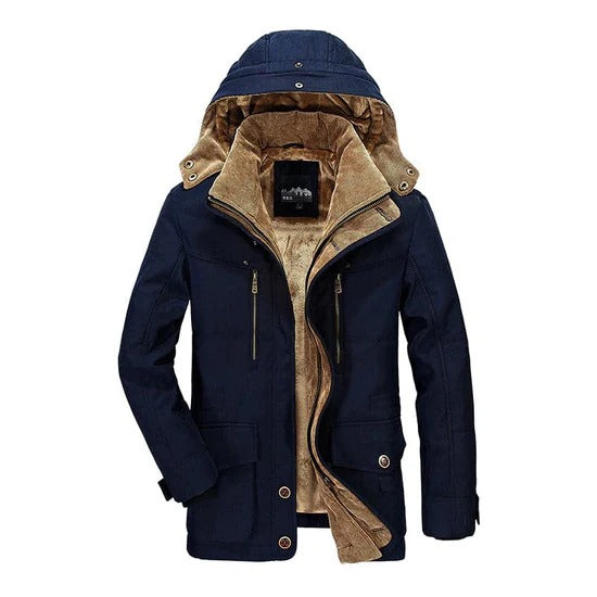 JORDY - Warme Fleece-Winterjacke für Männer