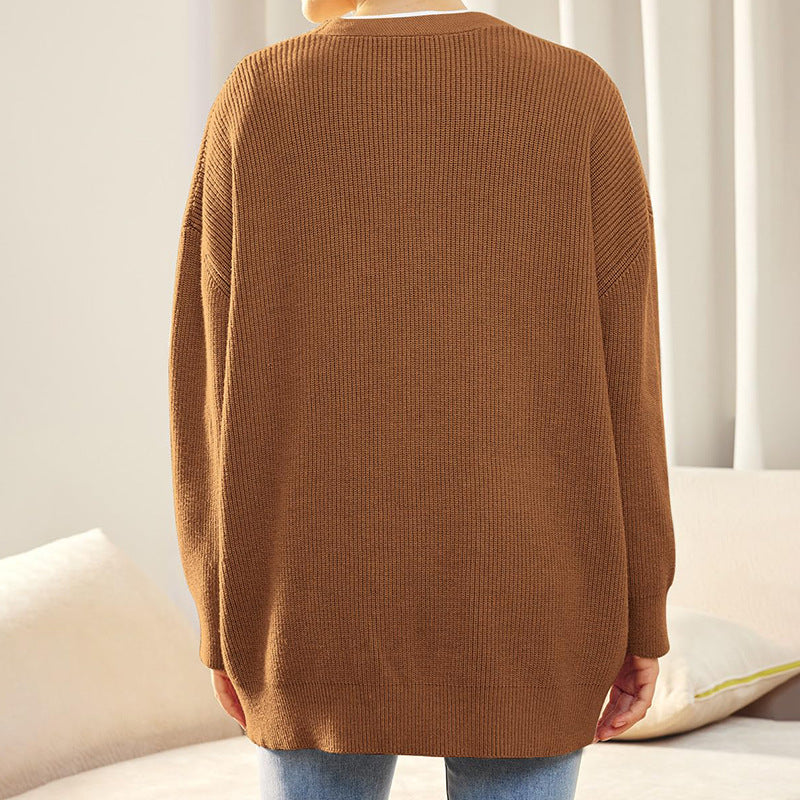 Kaschmir Cocoon Strickjacke - Reynaza