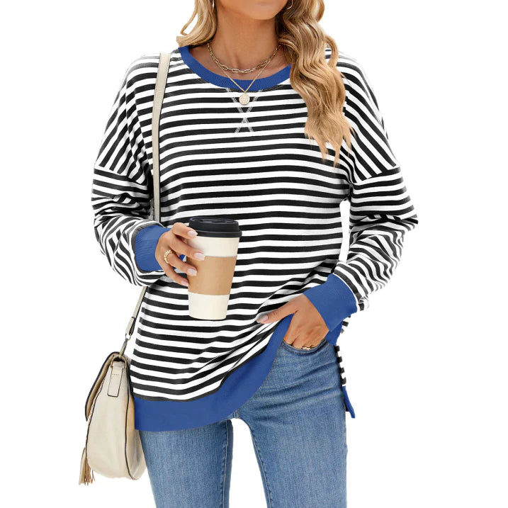 Anahi | Damen Warme Lässig Übergroß Pullover | Langarm