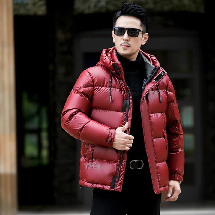 Winter Herren Daunenjacke | Mit Kapuze