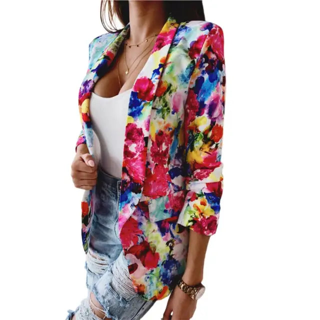 Graziosa - Eleganter bedruckter Damen Blazer