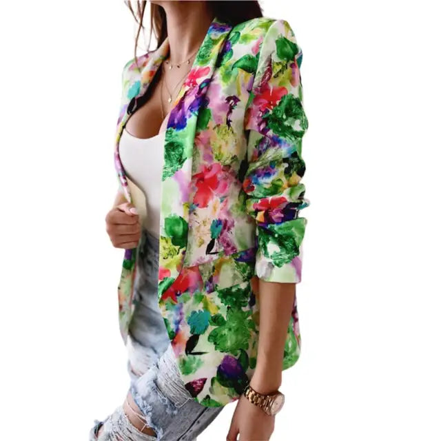 Graziosa - Eleganter bedruckter Damen Blazer