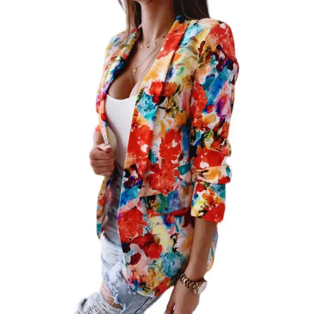 Graziosa - Eleganter bedruckter Damen Blazer