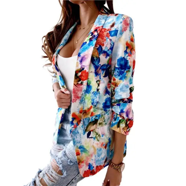 Graziosa - Eleganter bedruckter Damen Blazer