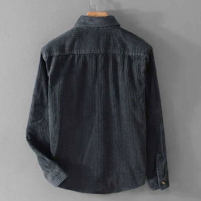 Lässige Cord Jacke für Herren | Langarm
