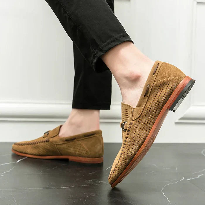 Herrenschuhe aus echtem Leder