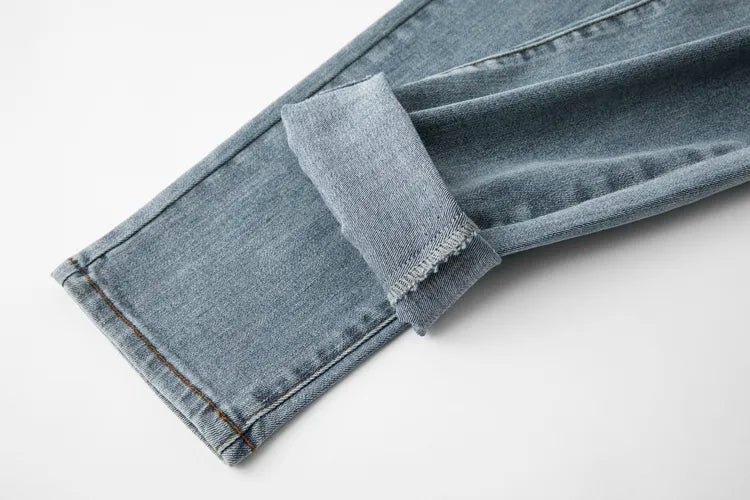 Schwarze High-Waist Jeans - Sophia