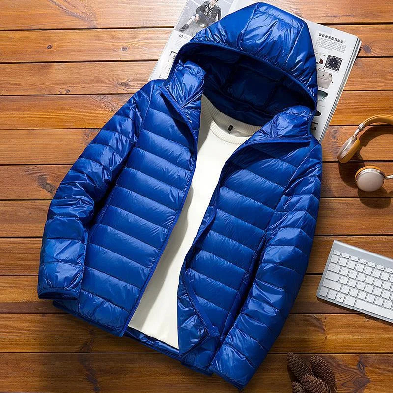 Herren Kapuze Winter Steppjacke | Langarm