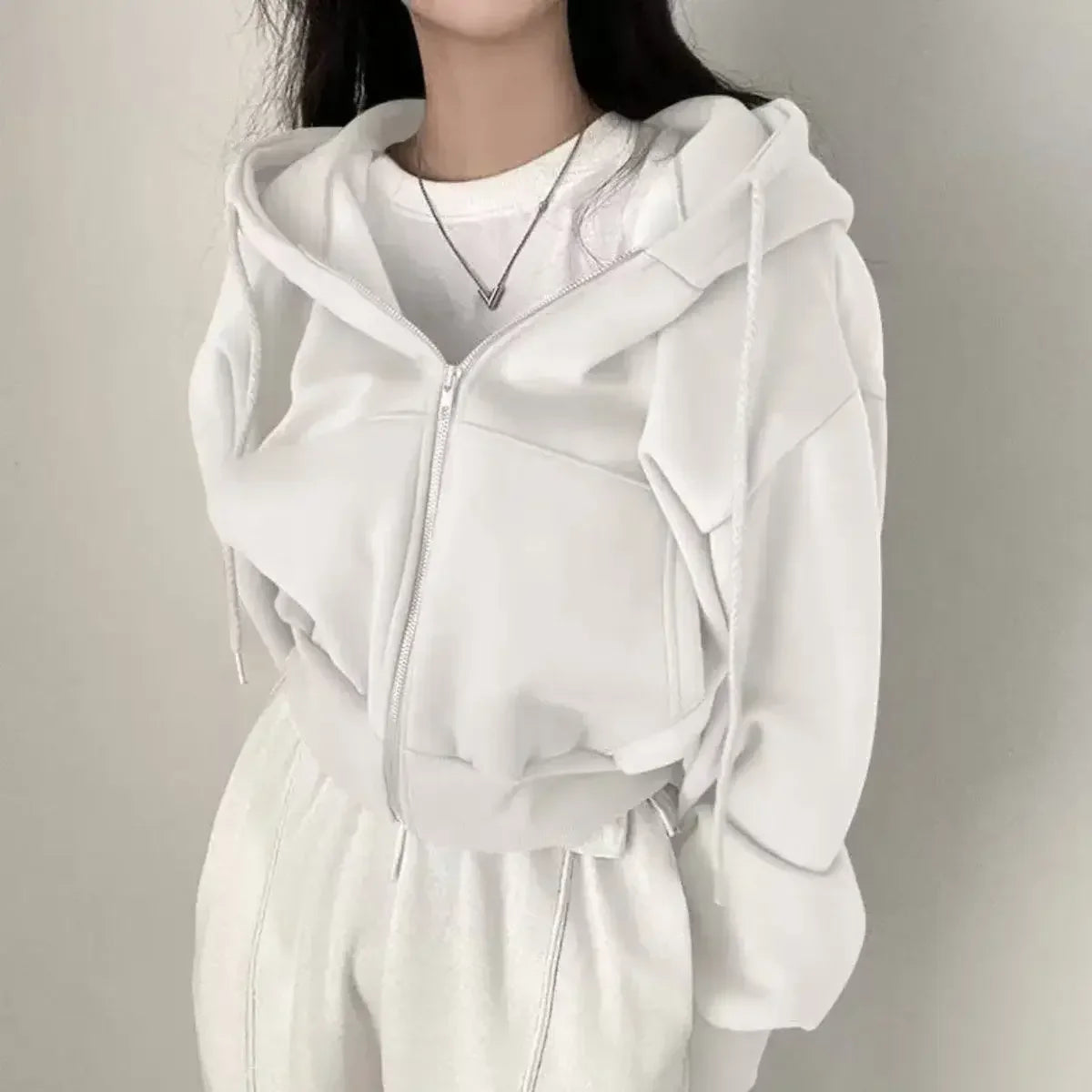 Damen Winter Sweatshirt | Mit Kapuze