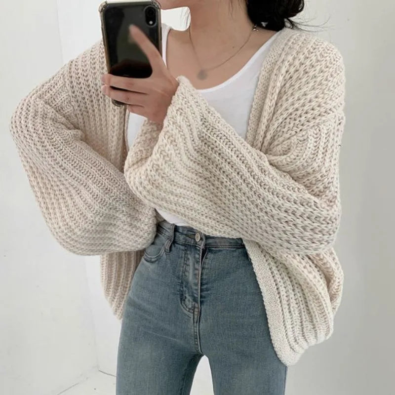 Gemütliche Strickjacke - Maria