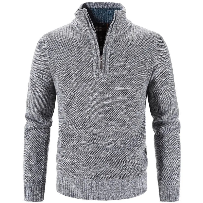 Lässiger Halb-Reißverschluss Thermopullover - Montoya