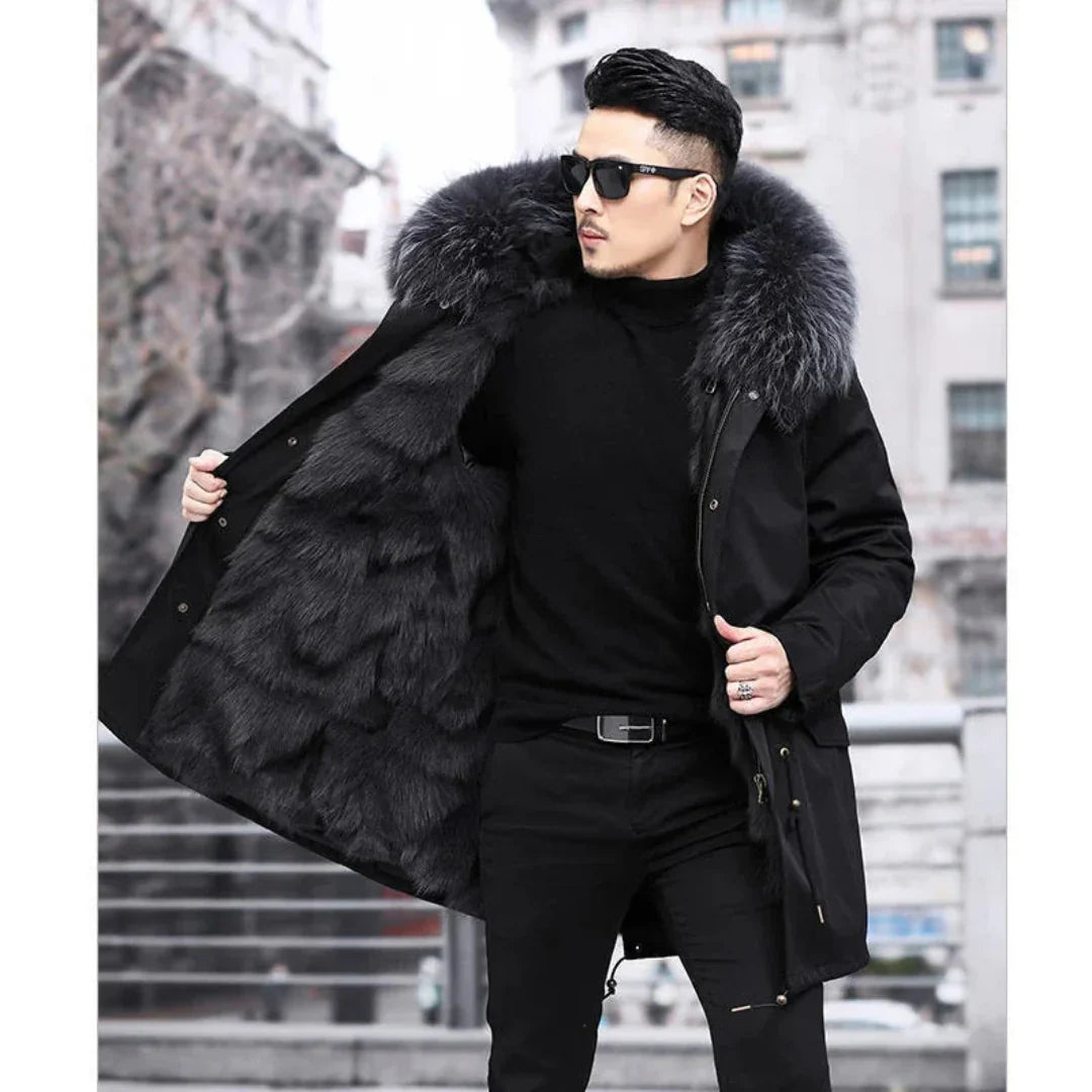 Warmer Parka Mit Kapuze Für Herren | Winter