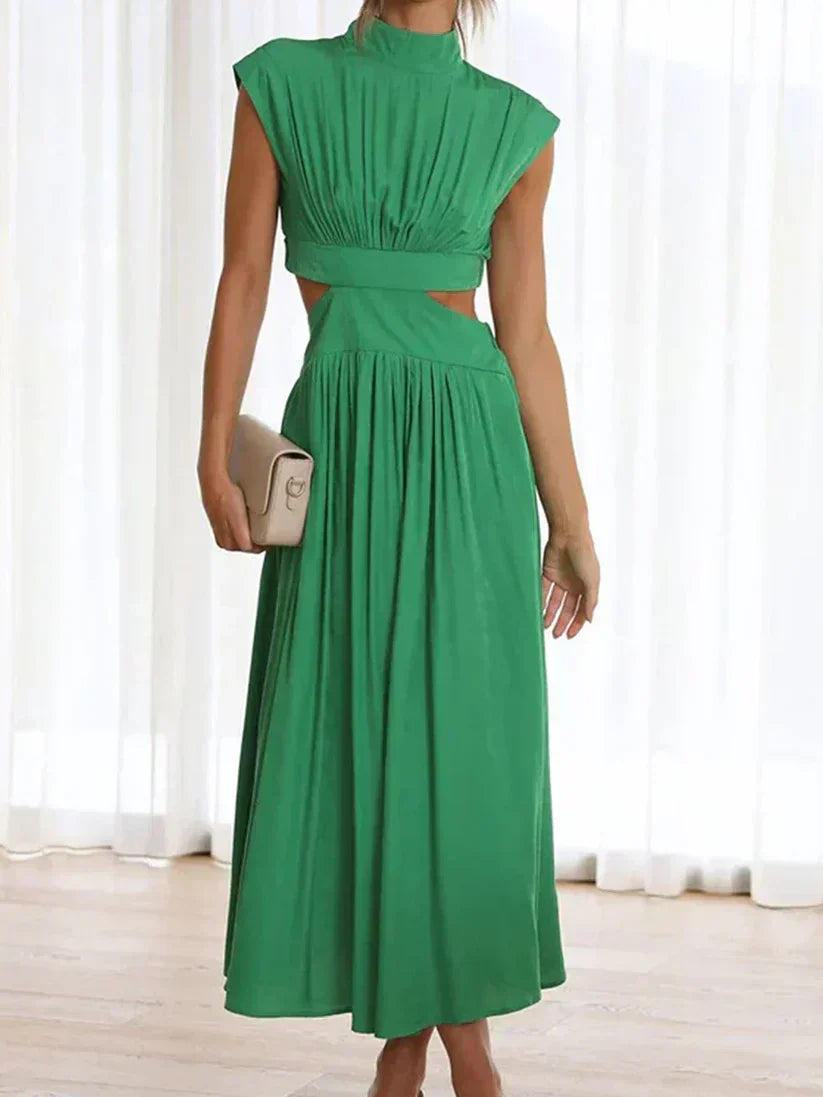 Emmeline - Plissiertes Maxikleid für Frauen