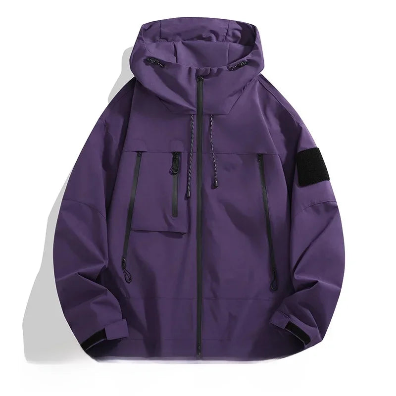 Modische Softshell Jacke für Herren | Mit Kapuze