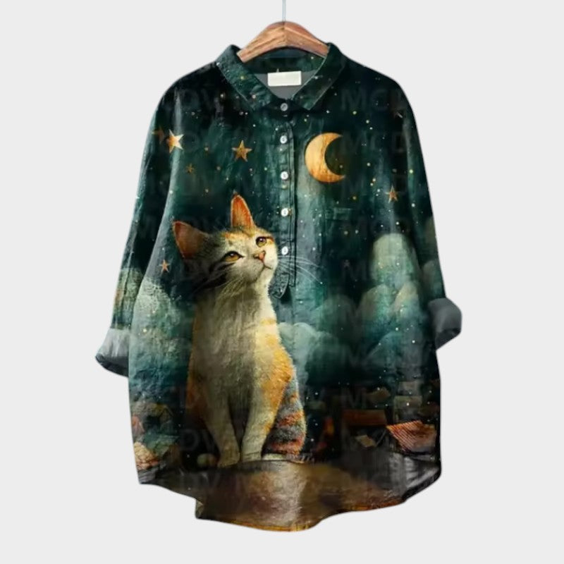 Jenny Katzendruck Bluse