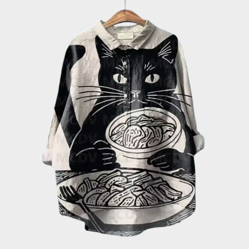 Jenny Katzendruck Bluse