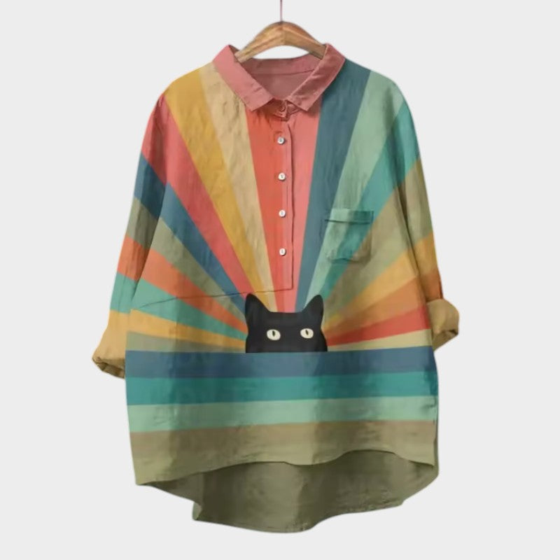 Jenny Katzendruck Bluse