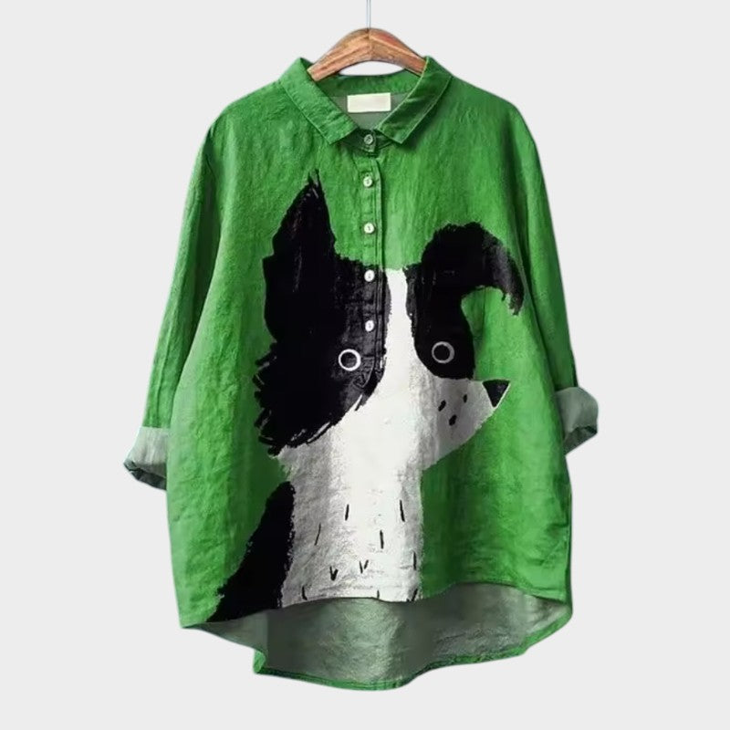 Iris Bluse mit Prints