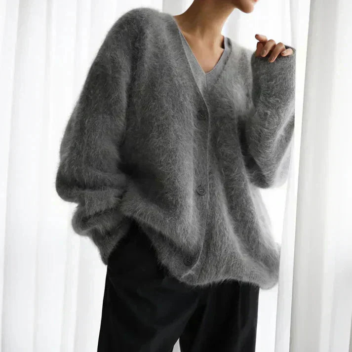 Cardigan mit Knöpfen – Sanfte Eleganz mit entspannter Raffinesse