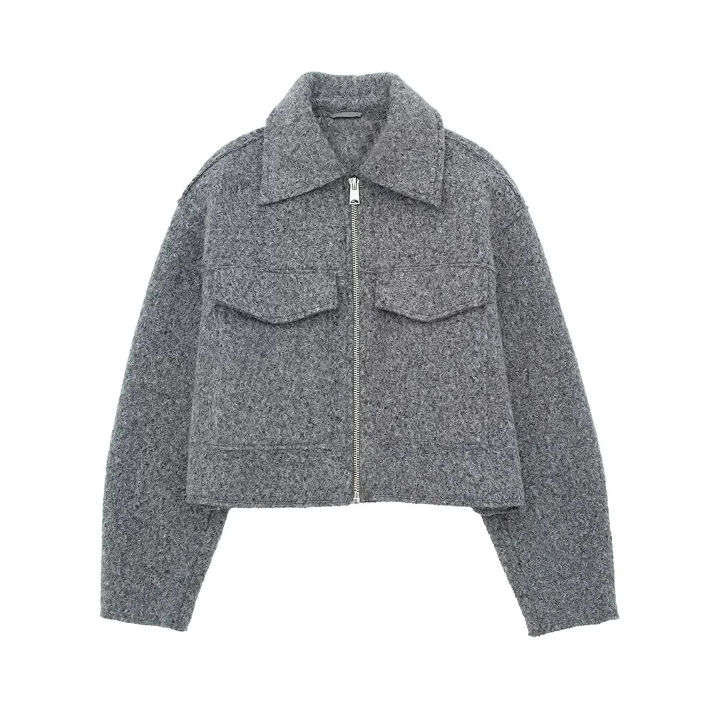Calixta - Cityscape Stylische Kurzjacke
